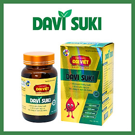 Tảo xoắn Đại Việt Thực phẩm bảo vệ sức khỏe Davi Suki Viên uống Spirulina cao cấp hỗ trợ chuyển hóa đường DV29