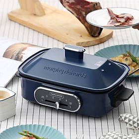 Nồi Lẩu Điện Đa Năng Cao Cấp Morphy Richards MR9088 (2,5L) - Có 3 Khay Hấp, Lẩu, Nướng Riêng Biệt - Hàng Chính Hãng