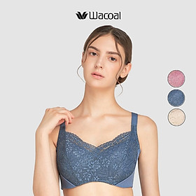 Áo lót Wacoal IIB4223 big size, có gọng, nâng vừa, mút mỏng, ren dệt