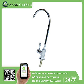 Mua Vòi máy lọc nước Inox Nano Geyser  Vòi gạt cổ ngỗng - Hàng Chính Hãng