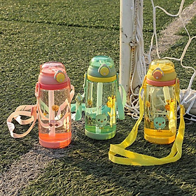 Mua Bình Nước Trẻ Em HOKORI 450ml Siêu Cute Có Dây Đeo NO.0081