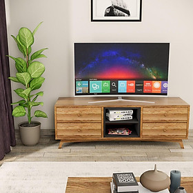 Tủ kệ tivi đơn giản thiết kế theo phong cách hiện đại để sàn tiết kiệm không gian KTV12