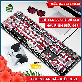 Mua Bàn Phím CƠ Máy Tính XSmart Lipstick K520 PRO LED Đổi Màu  Bản Đặc Biệt Siêu Đẹp  Trục cơ blue switch cho pc  laptop - Hàng Chính Hãng