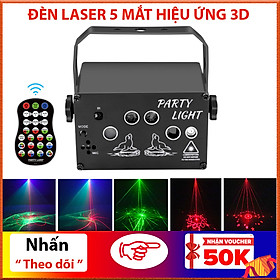 Đèn led laser hiệu ứng 3D, trang trí vũ trường, sân khấu, phòng karaoke