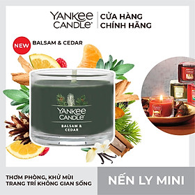 Nến ly mini Yankee Candle (37g) - Balsam & Cedar