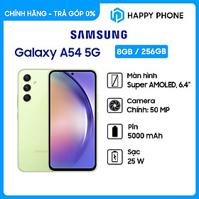 Mua Điện Thoại Samsung Galaxy A54 5G (8GB/256GB) - Hàng Chính Hãng - Đã kích hoạt bảo hành điện tử