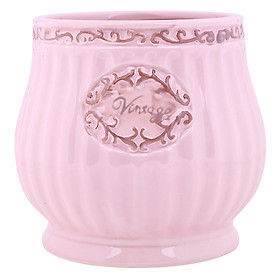 Lọ Hoa Vintage Đan Như (11cm) - Hồng