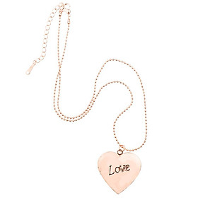 2-7pack Mini Love Heart Photo Picture Frame Lockets Memorial Necklace Rose Gold