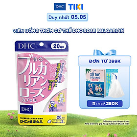 Hình ảnh Viên Uống Hương Hoa Hồng DHC Bulgarian Rose Capsule 20 Ngày