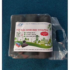 Mua Combo 3kg Túi đựng rác tự phân hủy TITAPHA màu đen size đại 64x78cm