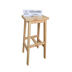 Mua GHẾ GỖ MẶT TRÒN CAO 60cm  80cm  100cm - 205TC