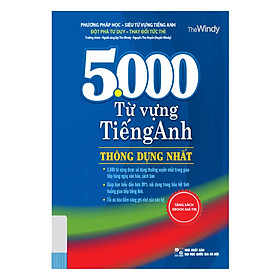 [Download Sách] 5000 Từ Vựng Tiếng Anh Thông Dụng Nhất (Tái Bản 2019 Tặng kèm bookmark)