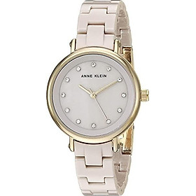 Anne Klein Women's AK/3312 Swarovski Crystal Accented Ceramic Bracelet Watch