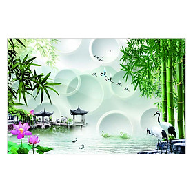 Mua Tranh Dán Tường Tre Trúc 3D 3DH673 - 150 x 100 cm