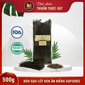 Bún Gạo Lứt Đen Ăn Kiêng GUfoods 500g - Giảm cân, Thực dưỡng, Eat clean, Healthy