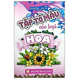 Sách Tập Tô Màu Các Loại Hoa