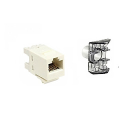 Mua Đầu nối cáp mạng kiểu jack loại RJ45 cat6  Nhân mạng RJ45 cat6 Commscope 1375055-1 (Hàng chính hãng)