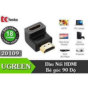 Đầu Nối HDMI Vuông Góc 90 Độ Ugreen 20109 - Hàng chính hãng