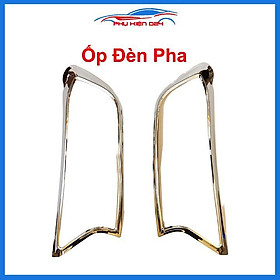 Ốp viền đèn pha hậu mạ crom Ranger 2014-2015-2016-2017-2018-2019-2020-2021 chống trầy trang trí bảo vệ xe