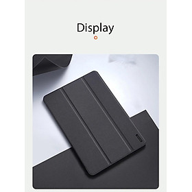 Bao Da Dành Cho SamSung Galaxy Tab S9 FE, Tab S9 FE Plus Hiệu Dux Ducis Chống Sốc, Có Khay đựng Bút - Hàng Chính Hãng - Màu đen, Màu đen