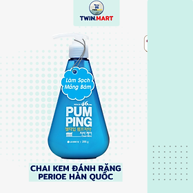 Kem Đánh Răng Perioe Pumping Hàn Quốc Cool Mint hương bạc hà - Herb hương thảo dược - Citrus hương cam 285g