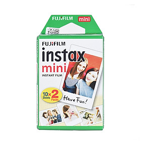Giấy Film In Ảnh Tức Thì Trắng Fujifilm Instax Mini Cho Fujifilm Instax Mini 7s/8/25/90/9 (20 Cái)