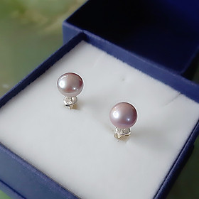 Bông tai nữ, Bông tai ngọc trai thật nước ngọt BHBT432
