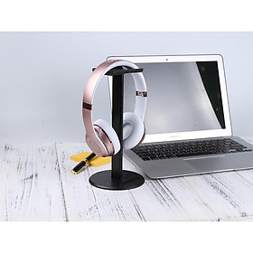 Giá đỡ headphone, kệ treo tai nghe sáng tạo bằng hợp kim nhôm gắn trên đầu