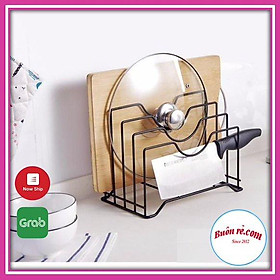 Mua Kệ để nắp nồi  gác dao thớt đa năng – 01336 Buôn rẻ