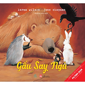 Sách tranh song ngữ Gấu say ngủ - Ehomebooks