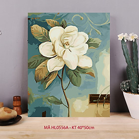 Mua Tranh tự tô màu sơn dầu số hóa DIY về hoa - Mã HL0556A Hoa khai phú quý