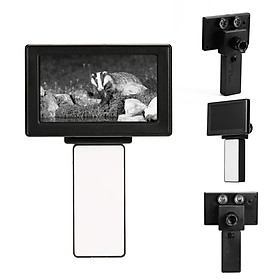 Handheld Infrared Night Vision Device Infrared Illuminated Night Vision Screen with 12mm Lens and 2pcs Infrared Fill