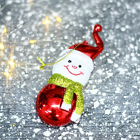 Set 2 Người Tuyết Nón Nhọn Mẫu E41 Trang Phụ Kiện Trí Cây Thông Noel