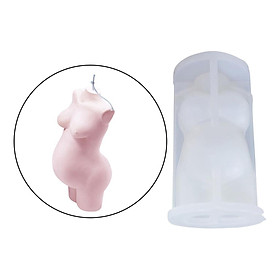 Female Body Resin Silicone Mold, 3D Human Body Epoxy Casting Mold, Woman Sculpture Model Art Ornaments, Candle Table, DIY Soap Crafts, Home Decoration