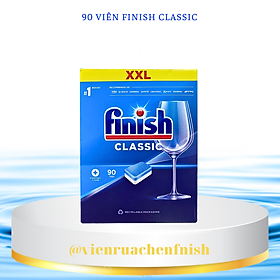 Viên rửa bát Finish Classic 100 viên/ hộp (hương chanh)