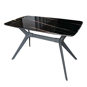 Mua Bàn mặt đá chân sắt nhập khẩu Juno Sofa cao cấp JNST 1m3 x 80