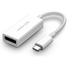 Mua Ugreen UG40372MM130TK 15CM màu Trắng Bộ chuyển đổi TYPE C sang DISPLAYPORT vỏ bọc nhựa ABS - HÀNG CHÍNH HÃNG