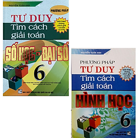 Download sách Combo Phương Pháp Tư Duy Tìm Cách Giải Toán 6 (trọn bộ 2 quyển) 