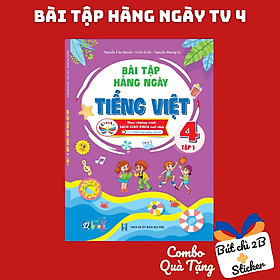 Sách - Bài Tập Hằng Ngày Tiếng Việt 4- Tập 1 ( Cánh Diều)- Có mã QR Video bài giảng