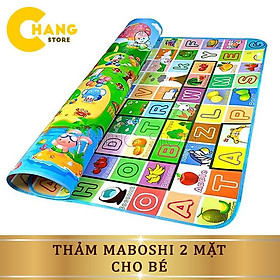 Thảm Chơi 2 Mặt Maboshi 1.8X2.0m Chất Dày Dặn Siêu Đẹp
