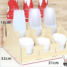 Mua Hộp đựng dụng cụ pha chế cafe & trà sữa tiện lợi 4 ngăn