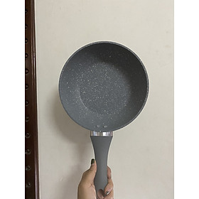 Hình ảnh Chảo đáy từ vân đá chống dính GREEN COOK 24 -26 - 28cm tay cầm chịu nhiệt - Hàng chính hãng