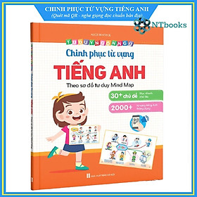 Sách Bé chinh phục từ vựng Tiếng anh (có File âm thanh) - Theo sơ đồ tư duy Mind Map - Phiên bản mới 2021