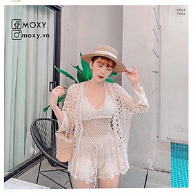 28-Bộ bơi bikini ️Set ren đi biển 3 món sang chảnh