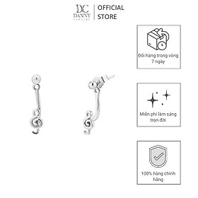 Bông Tai Nữ Danny Jewelry Bạc 925 Xi Rhodium BY091