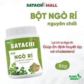 Bột Ngò Rí Nguyên Chất SATACHI – 100% ngò rí tươi, không đường – Hộp 86g