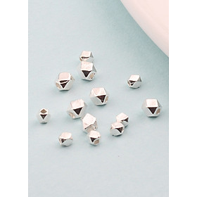 Combo charm bạc bi bát giác - Ngọc Quý Gemstones