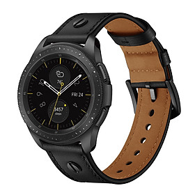 Mua Dây Da Bò Nailed cho Galaxy Watch 4 / Watch 4 Classic / Galaxy Watch 3 / Galaxy Active 2 / Gear S3 / Garmin Vivo Venu / Huawei GT (Size 20mm/22mm)