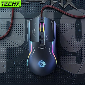 Chuột LED RGB 7200 DPI Gaming Mouse P19RGB cho máy tính , Laptop hàng nhập khẩu - MÀU ĐEN