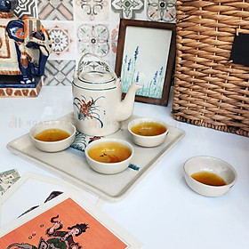 Mua Bộ ấm trà Nam Bộ cổ điển họa tiết gà trống - 03